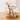 Arbre à Chat Design en Bois Naturel avec Plateformes Fleur et Griffoirs en Sisal